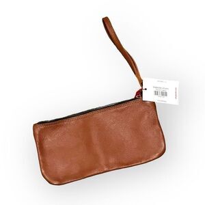 Kurier Leather Tawny Francis Clutch NWT